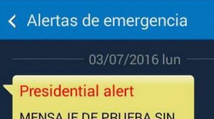 Chile, Alertas