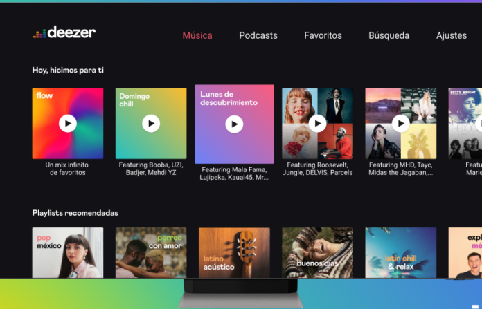 Deezer lanza una nueva app para smart TVs de Samsung 