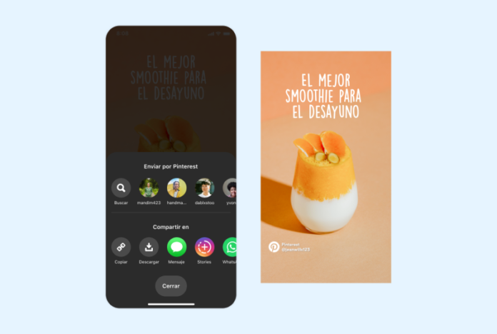 Pinterest ahora permite compartir Idea Pins en otras plataformas